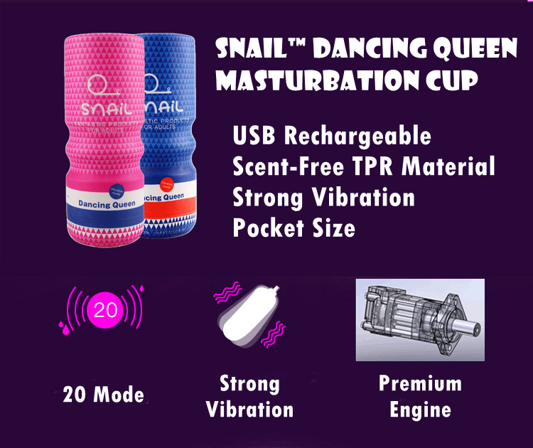 snail dancing queen masturbation cup