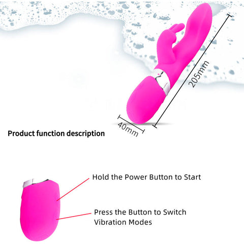 spot 7 mode silicone vibrator