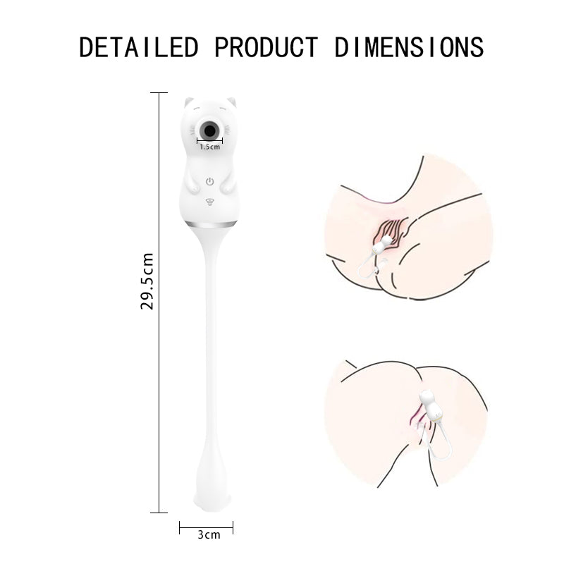 milky kitty air pulse clitoral stimulator