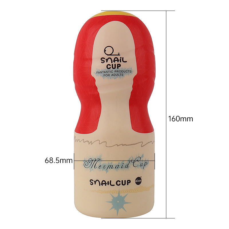 snail mermaid stroker cup