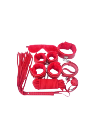 fetish fantasy bedroom bondage 7pc kit - 1