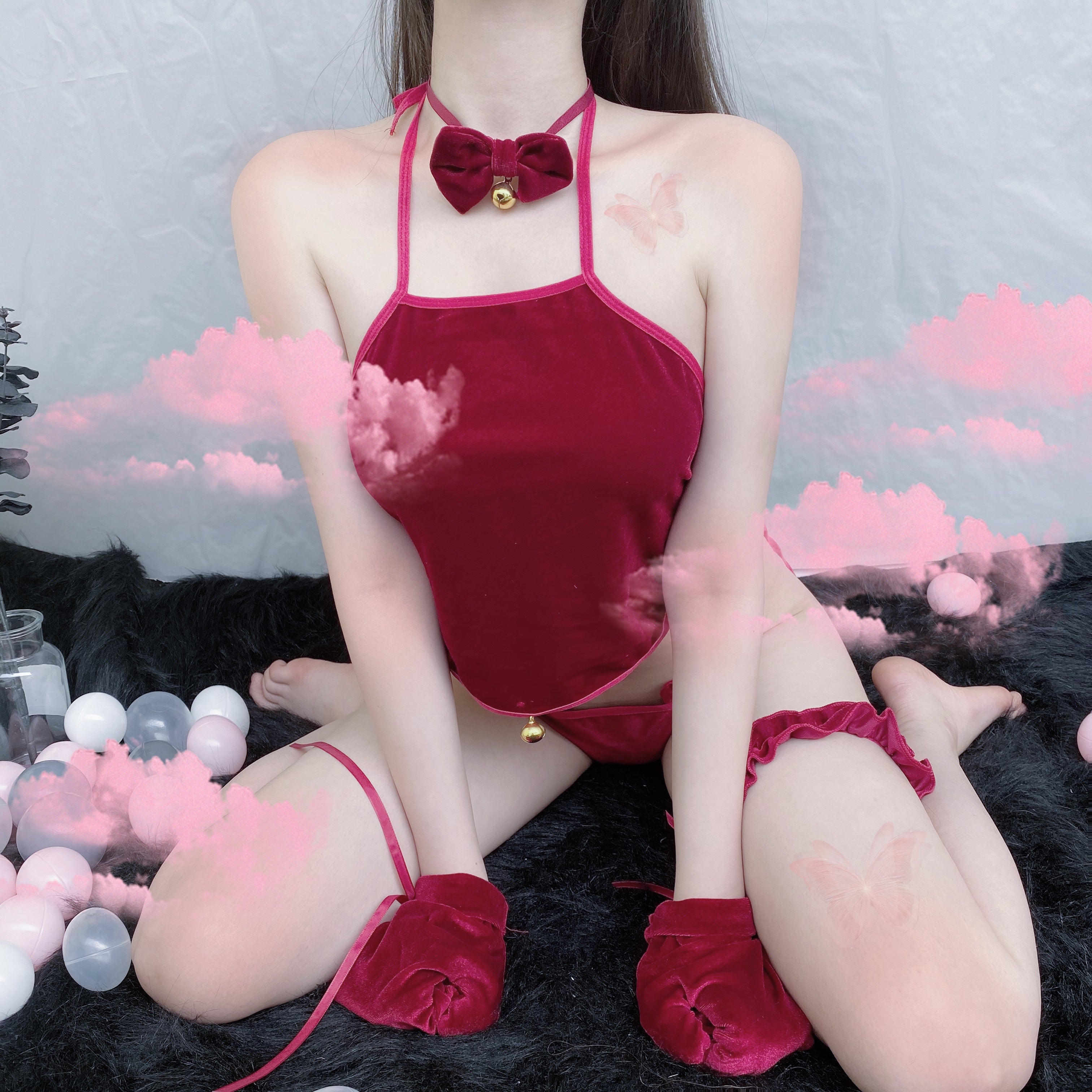 sexy kitty dress raspberry pink - 7